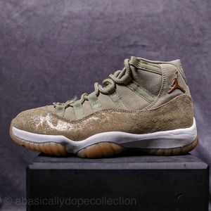 olive lux jordan 11